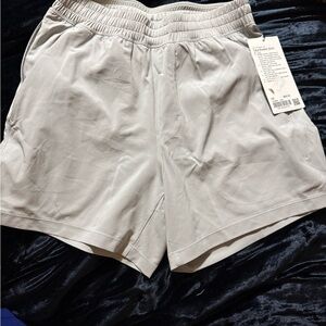 Lululemon Light Gray Athletic Shorts